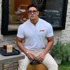 Muscleguys Modna męska koszulka z krótkim rękawem, bawełniana, sportowa, letnia, oddychająca, z półrękawem