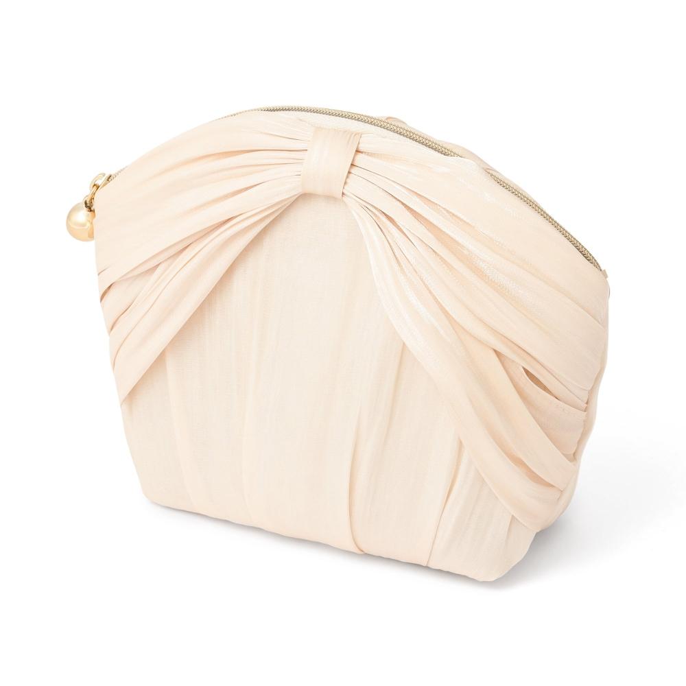 Franc Franc Japan Chiffon Ribbon Pouch L Ivory