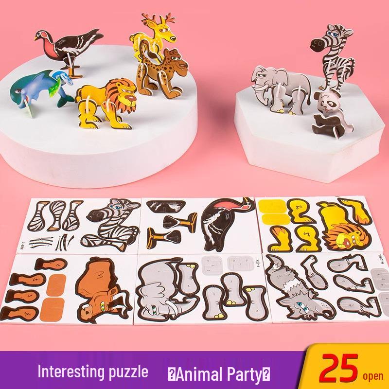 3D Пазл Насекомое Сделай Сам Игрушка для Детей 3-6 лет - Креативная Ручная Работа Образовательная Сборка