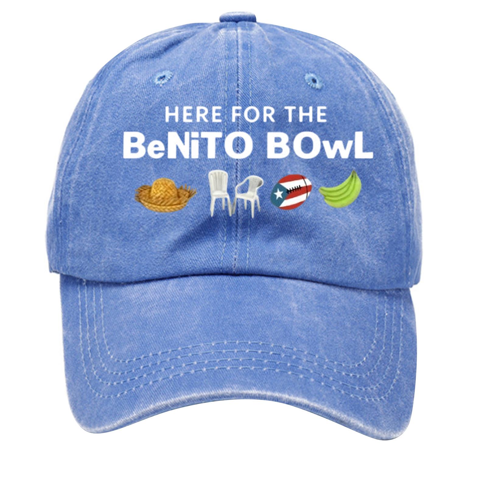 

Washed Cotton Baseball Cap With Printed Distressed Soft Top Denim Hat For Men, European And American Retro Hat