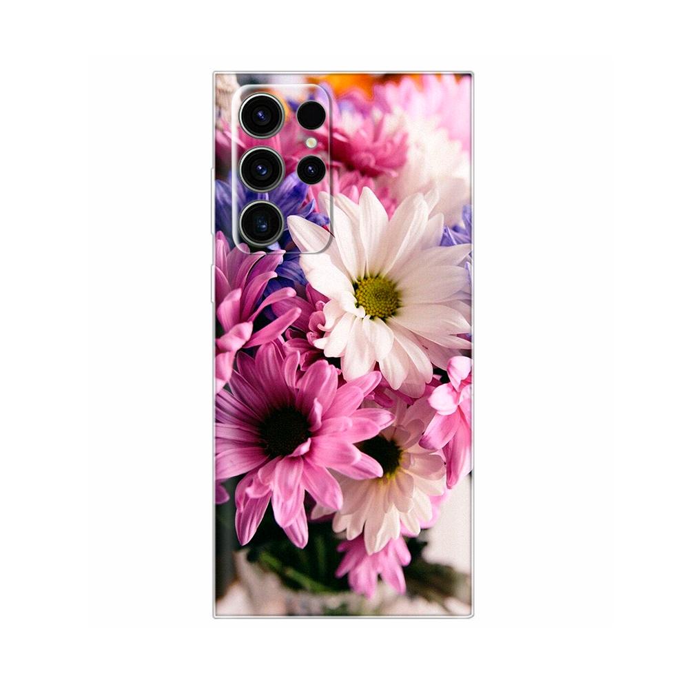 For Samsung S23 Ultra Funda Cute Cartoon Slim Clear Soft TPU Back Phone Cover For Samsung Galaxy S23 Plus S23 S 23 Bumper Cases