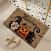 Halloween Rug Dark Pumpkin Doormat Outdoor Carpet Rug For Bedroom Living Room Rug Floor Mat Home Decoration Welcome Mat