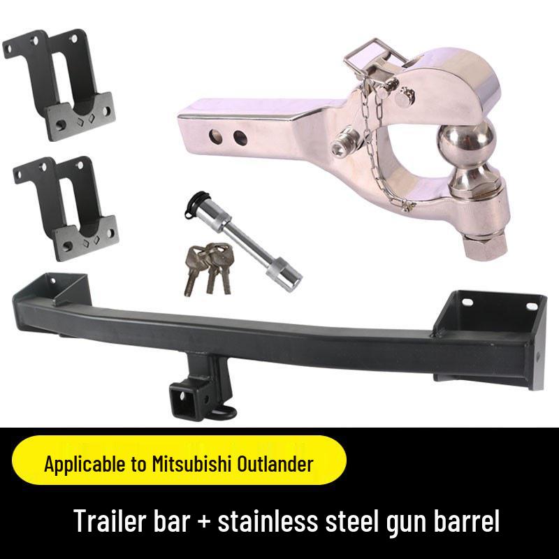 Mitsubishi Outlander Rear Bumper Thickening Trailer Hitch Hook for RV/Yacht Towing