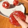 Pomegranate Shaped Stress Relief Ball for Kids Adults Squeeze Pomegranate Ball Sensory Toy for Anxiety Relief