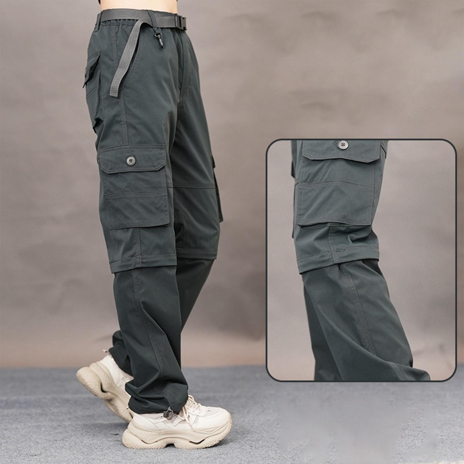 

Повседневные быстросохнущие брюки шорты съемные походные брюки M