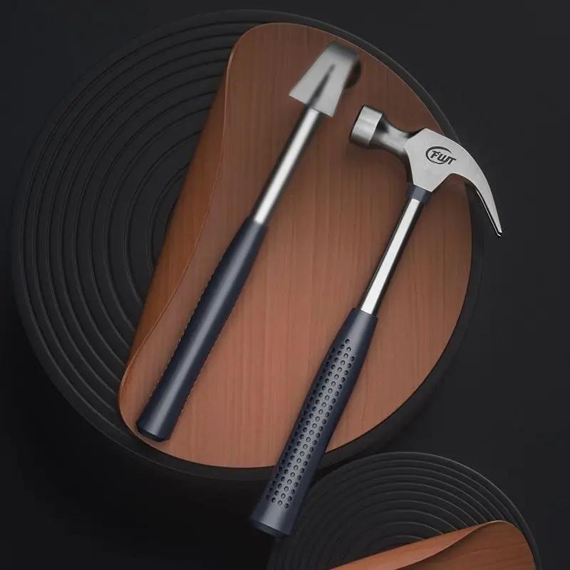 

Молоток-гвоздодер с нескользящей рукояткой, хром-ванадиевая сталь, идеально подходит для DIY, домашнего декора, обслуживания и использования в чрезвычайных ситуациях United States