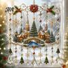 Atmosphärische Dekoration für Büroräume Weihnachts-Windspiel, Acryl-Sonnenfänger für Außenbereich Garten Terrasse Elegante Dekorationen Festival-Dekor, Hängend