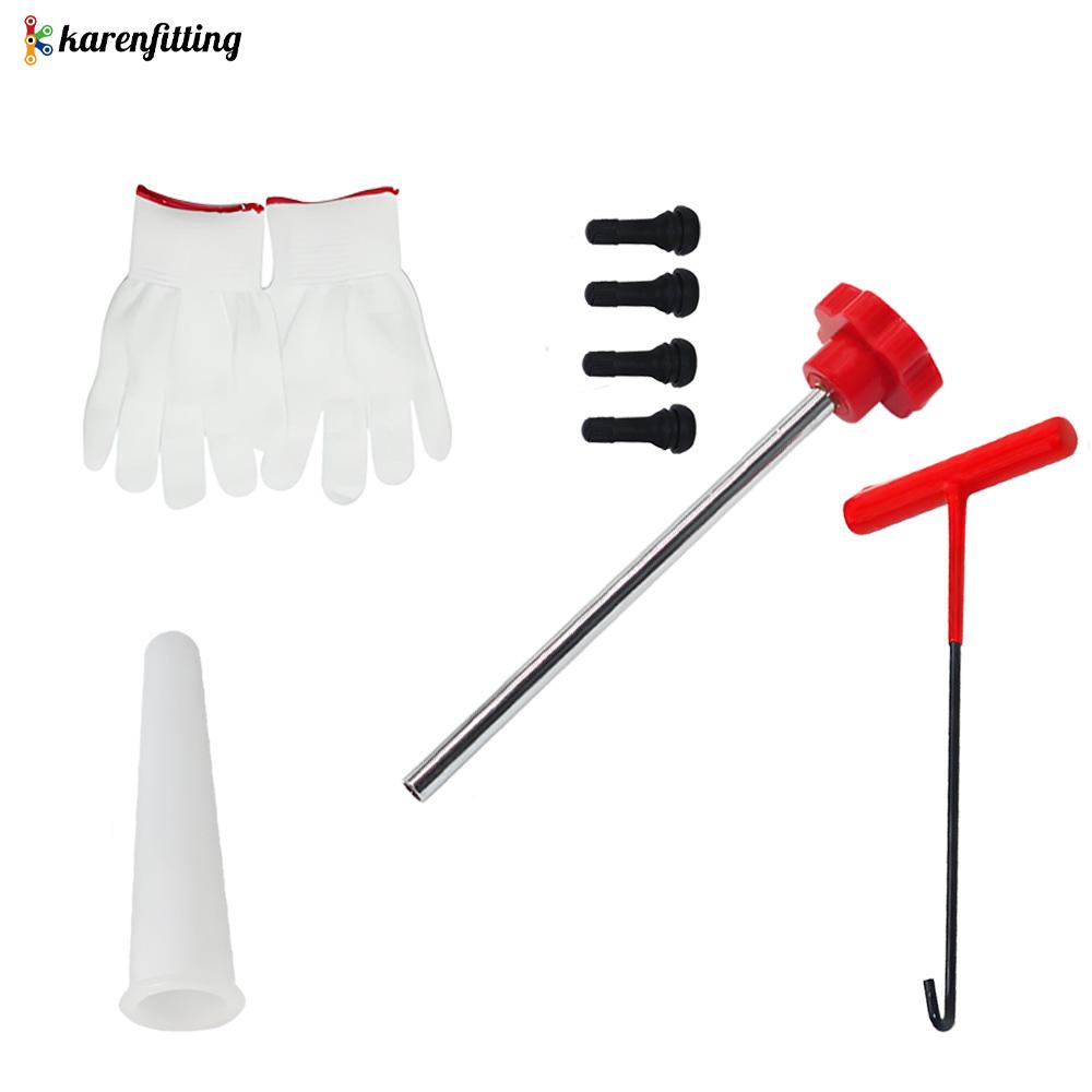 Universal Fit Tire Valve Stem Quick Change Kit  for Cars, Trucks, Bicycles EasyReplacement Tool-001
