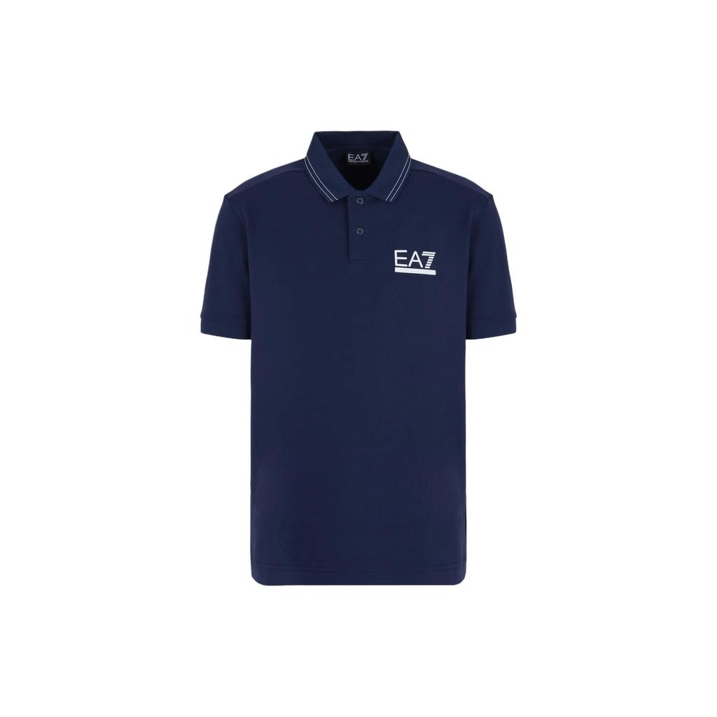 Emporio Armani EA7 SS24 Polo Shirt Men's Navy Blue 3DPF25-PJ04Z-1554