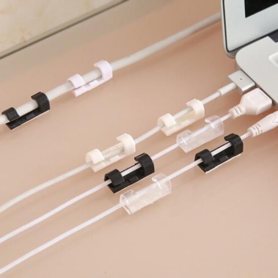 20 ks Klip na kabel Bezpečný Odolný proti opotřebení Odolný proti poškrábání Odolný vůči vysokým teplotám Spona na drát pro kancelář