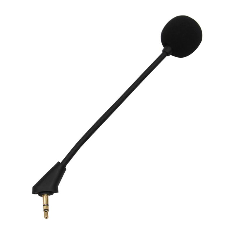Replacement Game Mic 3.5mm Microphone for Kingston HyperX Cloud Alpha S Cloud9 C9 Edition Gaming Headsets Headphones