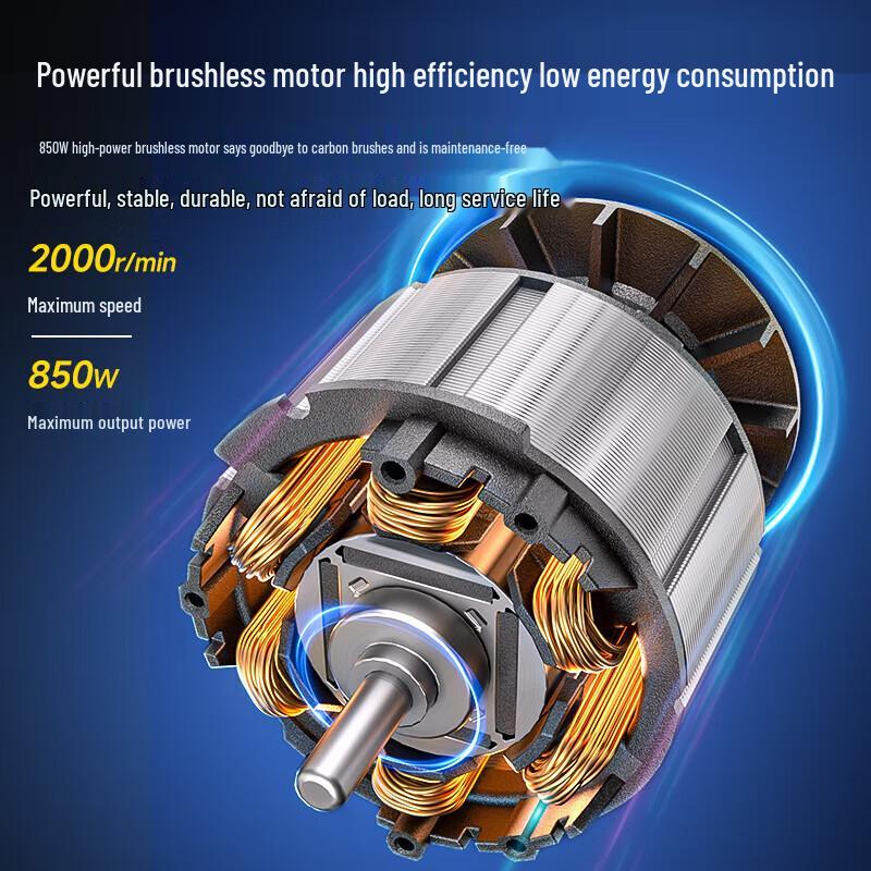 Dongcheng 20V Bezprzewodowa Bezszczotkowa Wiertarko-wkrętarka Elektryczna Wtyczka CN (adapter w zestawie)
