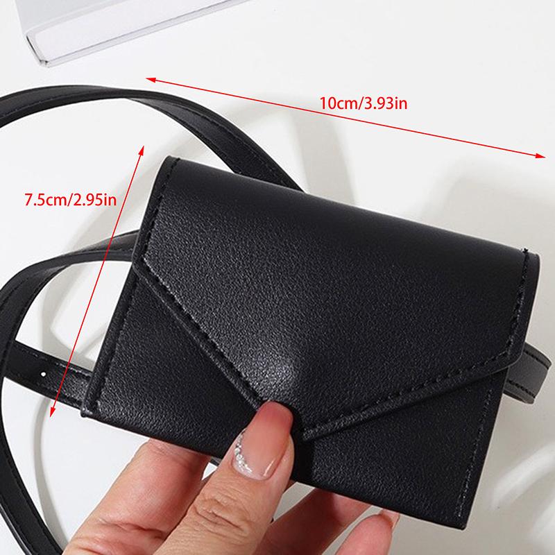 Elegant Leather Waist Belt Bag For Women Crossbody Waist Purse Fanny Pack Evening Clutch Mountaineering Bag Christmas Gifts