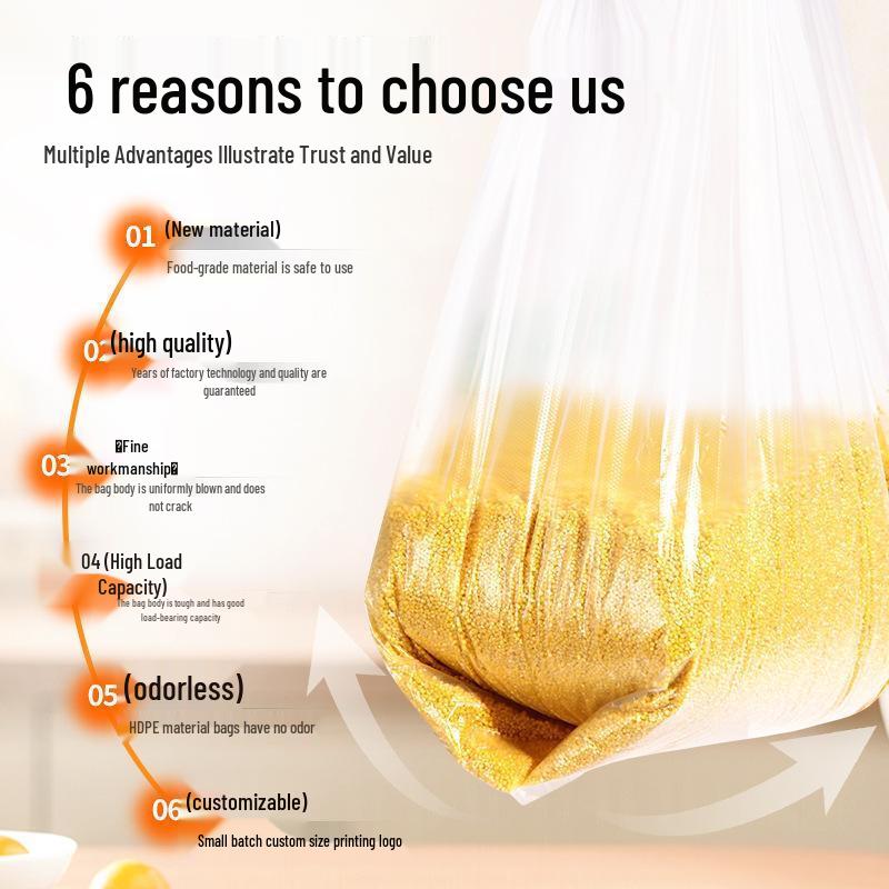 ZLIII Thickened Vest Handle Food Packaging Bags