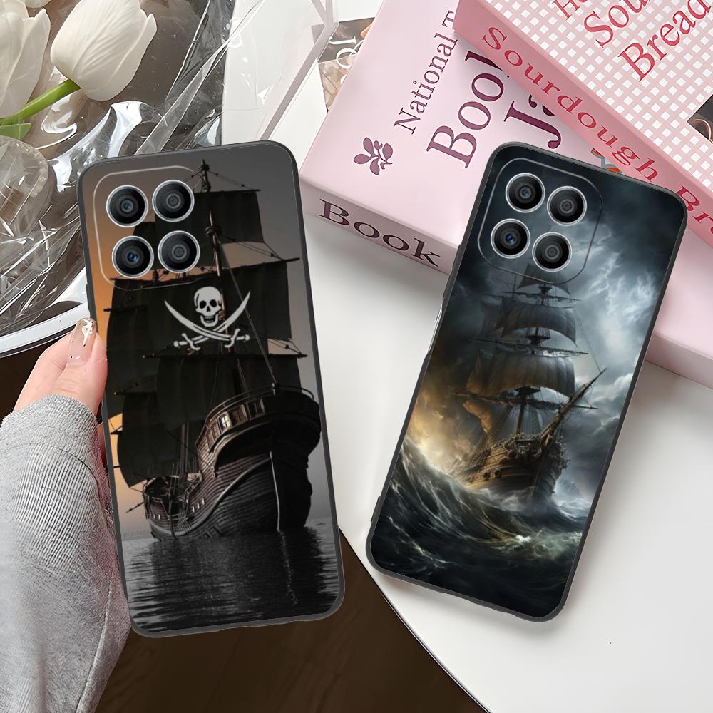 Pirate Corsair Mobile Phone Case for Honor 90 80 70 60 50 30 20 10 9 8 7 Pro S SE Lite 5G Colorful Printing Cover Pretty Luxury