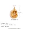 MamacitaSlay Handmade DIY Heart Butterfly Knot Moon 18k gold plated charms for jewelry making Waterproof Pendant cute charms