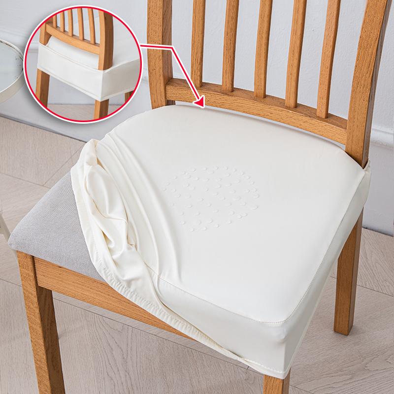 Wasserdichte PU Stretch Sitzbezüge für Esszimmerstühle Waschbare Esszimmerstuhlbezüge, Stuhlhussen Schutz für Büro Bankett 1 Stück