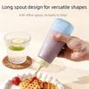 Transparent Sauce Dispenser Leakproof Design Silicone Split Bottle  Salad Dressing