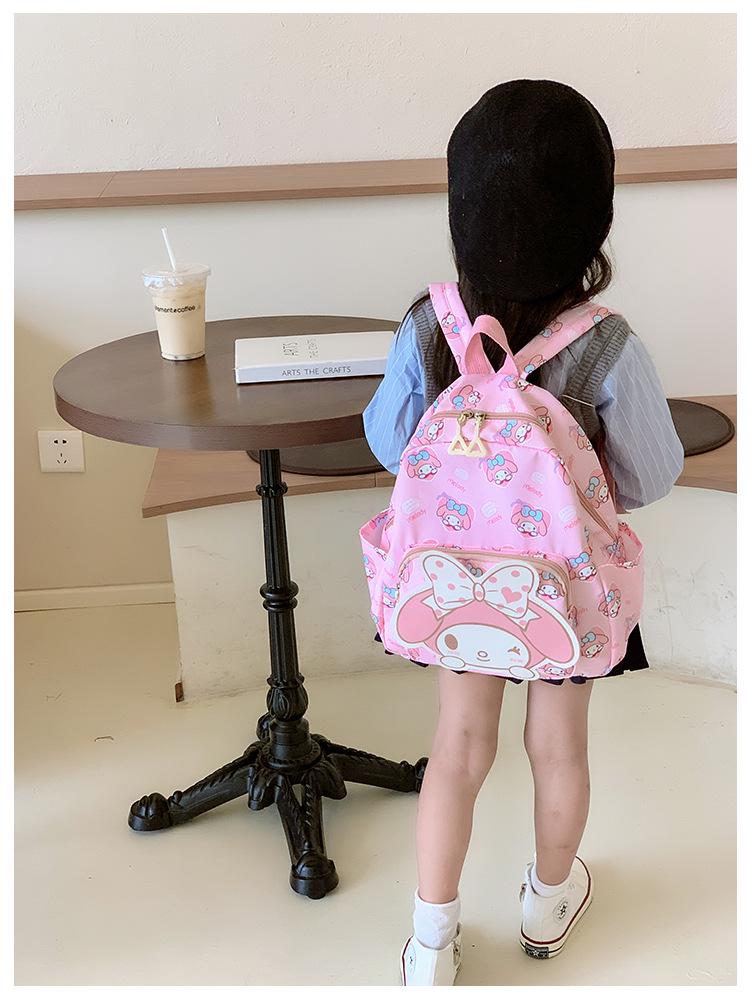 New Cartoon Lightweight Kids' Backpack - Cute Double Shoulder Bag for Boys and Girls