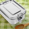 Stainless Steel Lunch Tin Sealing Food Holder Storage LunchTin Buckle Rice Container Breakfast Child
