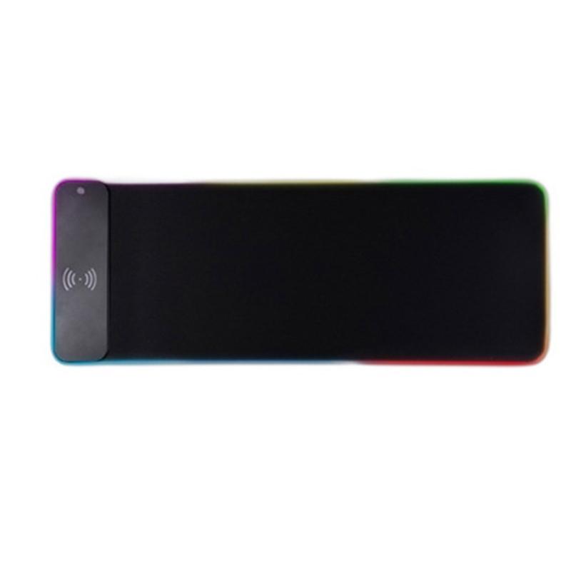 LED Large Gaming Mouse Pad Extended Soft LED Mouse Pad Nonslip Rubber Base Water Resist Keyboard Pad Computer Mousepad