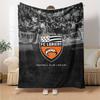 FC Lorient Print Flannel Blanket High Quality Warm Comfortable Cover for All Seasons Perfect for Gifts Home Decor