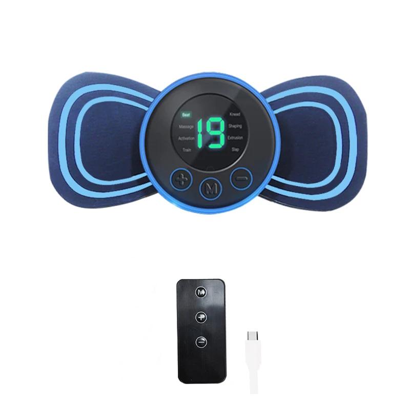 

New Cervical Massage Device Mini Massager Micro Current Neck Portable Shoulder Massager to Relieve Fatigue чёрный