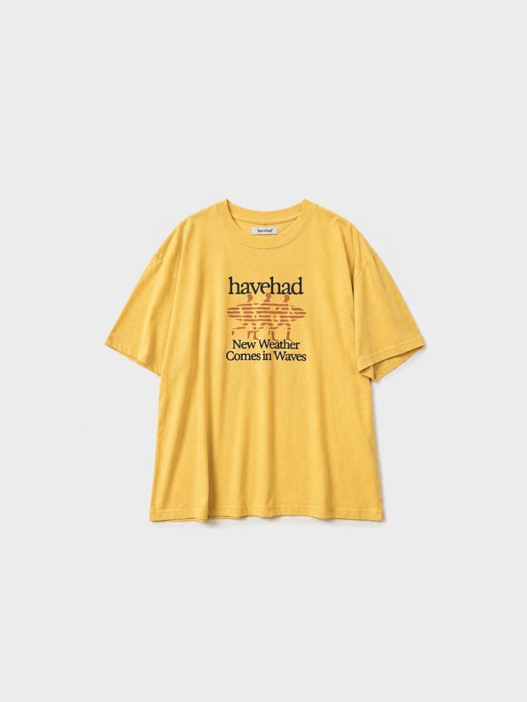 HAVE HAD Chasing Wave T-Shirt (Yellow)