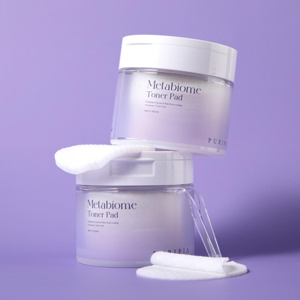 Puripia  2 Pack  Metabiome Lactic Acid Bacteria Toner Pad 60 Sheets NONE