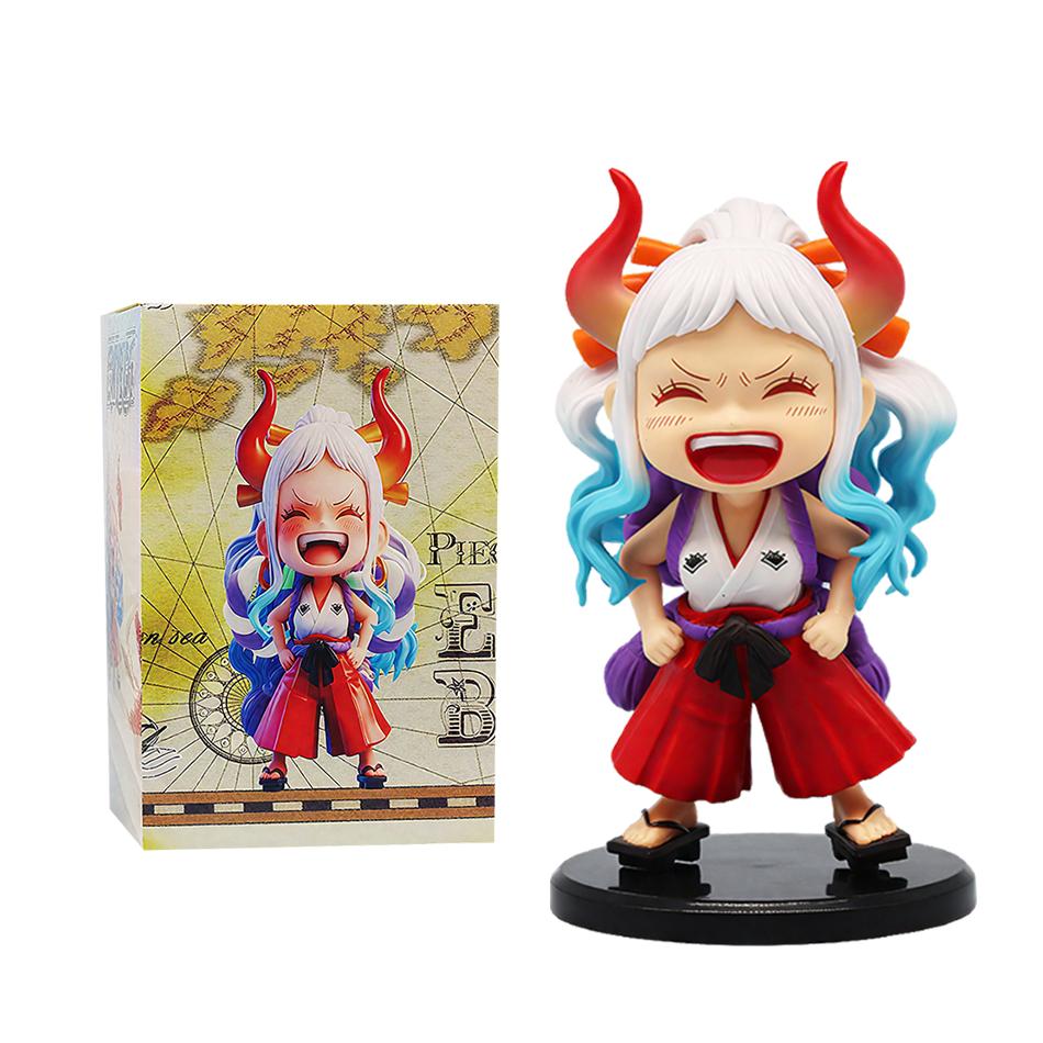13Cm Anime  Figurine Monkey D Luffy Roronoa Zoro Kawaii Toys Q Figural Nendoroid Car Decoration Pvc Model Birthday Gifts