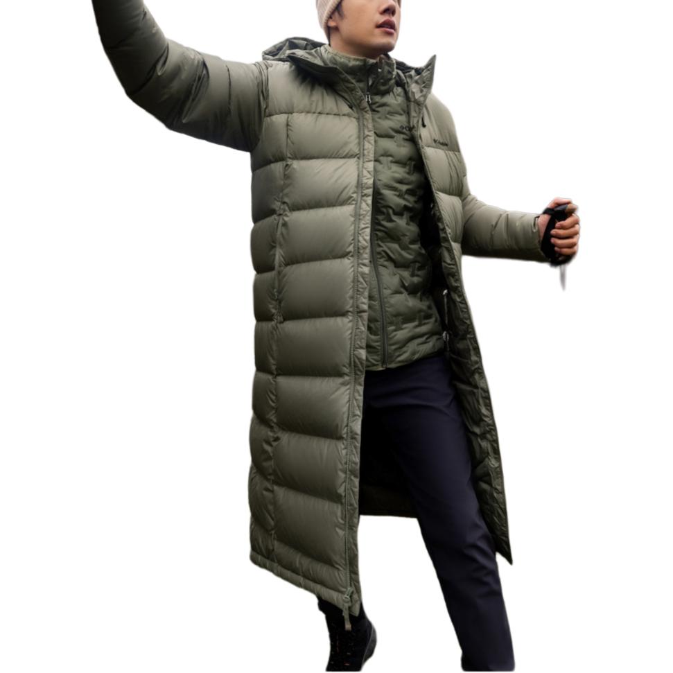 Columbia Omni Heat Down Jacket Unisex Green XE1790-397