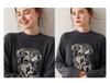 Women's Animal Jacquard Cashmere Sweater - Loose Fit, Slimming, Round Neck Knitwear for Autumn/Winter Fashion