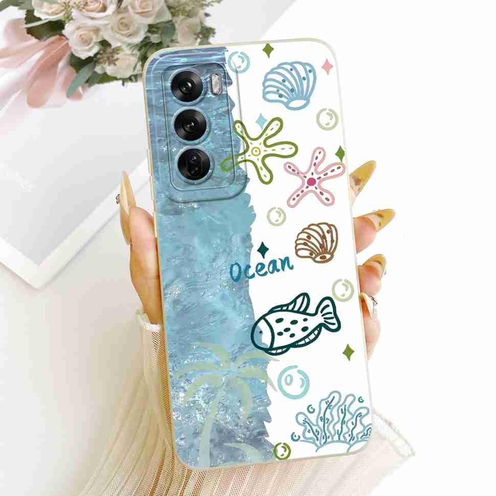 Soft Case For Oppo Reno12 Pro 5G Popular Sunflower Rabbit Fundas Cover For Oppo Reno 12 Reno12 Pro CPH2629 Protector Capa