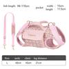 Pet Dog Harness Vest with Leash Set Stylish Breathable Mesh Dog Backpack Detachable Pocket Handles for Small Large Dogs