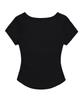 Leijeumiya Slim Crop T-Shirt [Black]