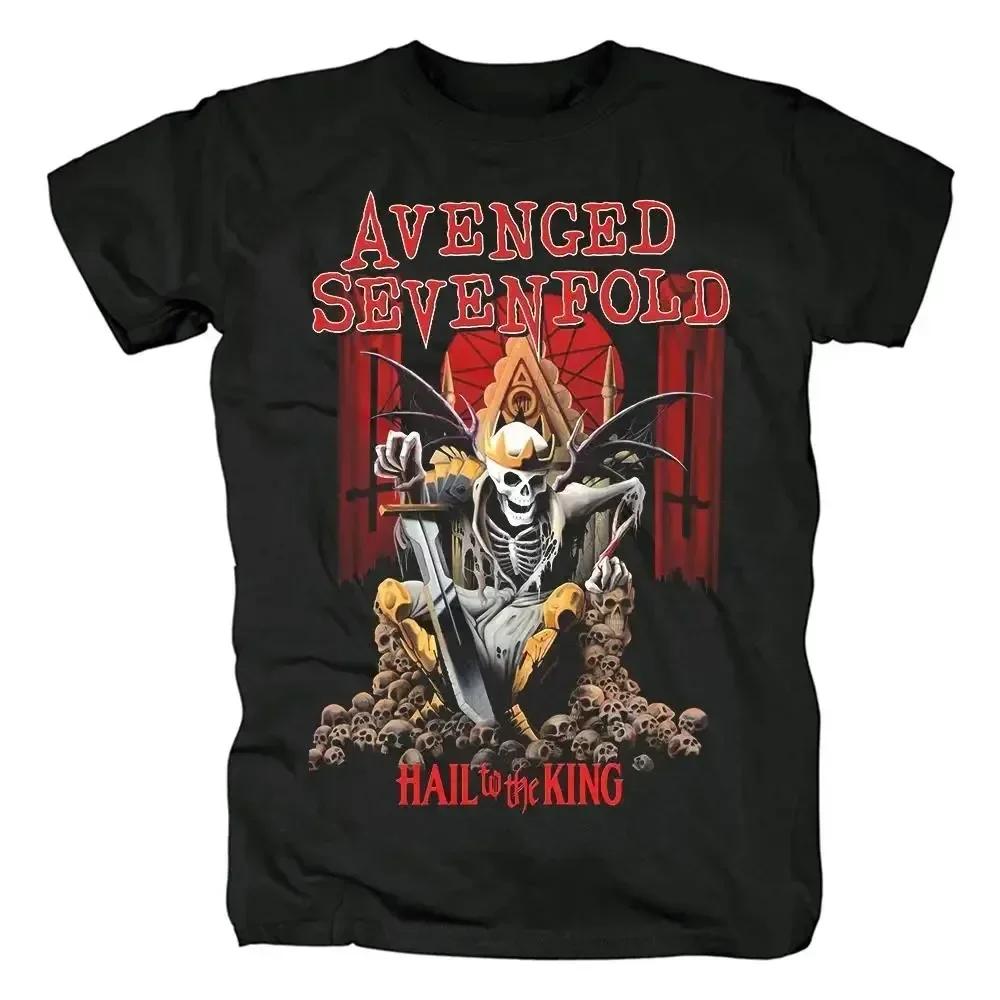 

Avenged Sevenfold Метал Рок Графический Принт Футболки с Коротким Рукавом Хлопок Хип-Хоп Модные Рубашки Большого Размера Футболка для Мужчин Топы S разноцветный