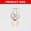 Botão Clip Pérolas Florais Punhos Decorativos Capas Para Homens Mulheres Vestido de Casamento Camisa Blusa Casaco Acessório de Roupa