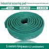 HANDUNYOU Thickened Industrial Emery Scouring Pad, Green