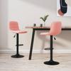 Day and Night - Day and Night Kitchen Stools 2 Units Pink Velvet