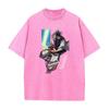 Anime Jujutsu Kaisen Choso Cool Printed T Shirt Men Manga Casual Tshirts Washed Cotton Tee Harajuku Male Vintage Loose T-shirt