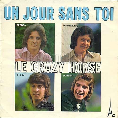 

7-дюймовая пластинка CRAZY HORSE Un Jour Sans Toi SG387 DiscAz 1972 Франция Поп Б/у
