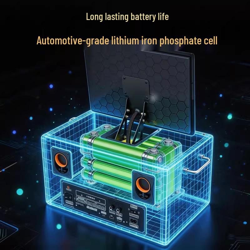 SS1-206 Portable Outdoor Karaoke Speaker: High-Power All-in-One Singing Machine