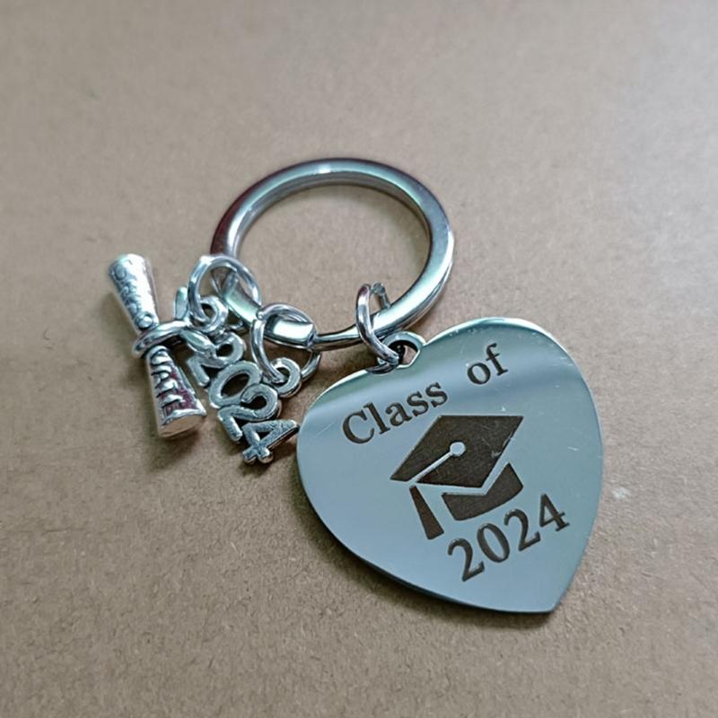 Брелок для ключей на выпускной из нержавеющей стали — фото 4