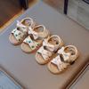 Fashion Embroidered Soft Sole Princess Sandals For Kids Girls Summer Beach Shoes