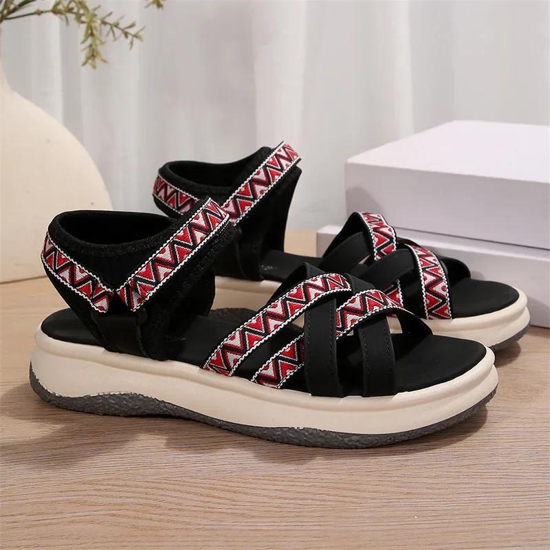 2025 Comfortable Hiking Athletic Sandals Arch Support Sports Outdoor Summer Beach Shoes Walking Casual