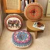 Bohemian Style Round Futon Cushions 40cm Thick Cotton and Linen Floor Mat Gifts Double-sided Mats
