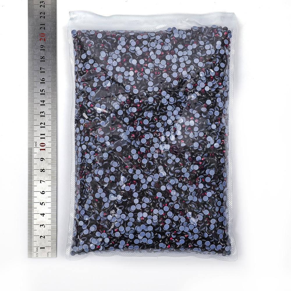 Weichen Imitation Austrian Hot Diamond Big Bag, Grid Glue Glass Rhinestone Hot Melt Glue Bottom Drill Clothing Accessories