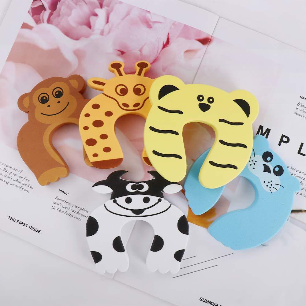Decoration Home Creative Cartoon Soft EVA Foam Door Stopper Finger Pinch Guard Door Stop Protector