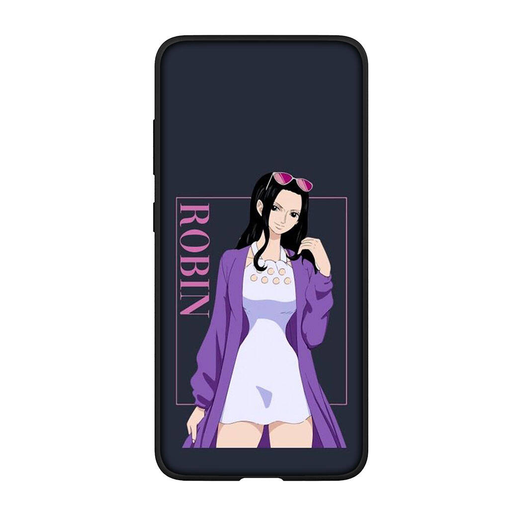 For Samsung Galaxy S25 S24 S23 S22 Ultra FE Plus A37 A57 A56 A55 A06 A16 A15 A36 A26 A35 A05 A25 A54 A34 Phone Case Comics Nico Robin One Piece Luffy