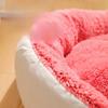 King Size Kennel Oval Cat Nest Large Dog Winter Warm Pet Bed Thickened Plush Nest Pad Pet Supplies